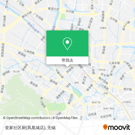 壹家社区厨(凤凰城店)地图