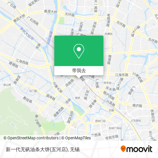 新一代无矾油条大饼(五河店)地图