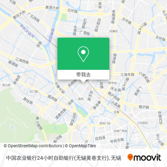 中国农业银行24小时自助银行(无锡黄巷支行)地图