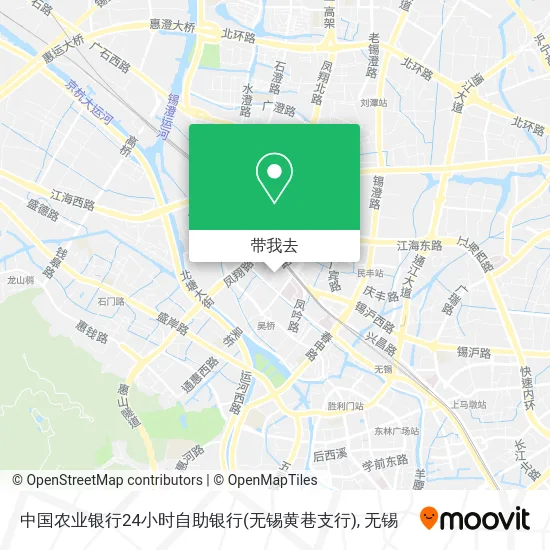 中国农业银行24小时自助银行(无锡黄巷支行)地图