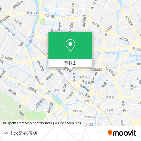 今上水足浴地图