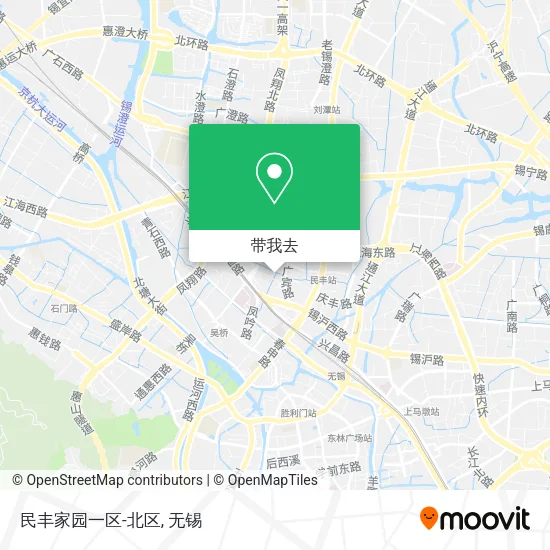 民丰家园一区-北区地图