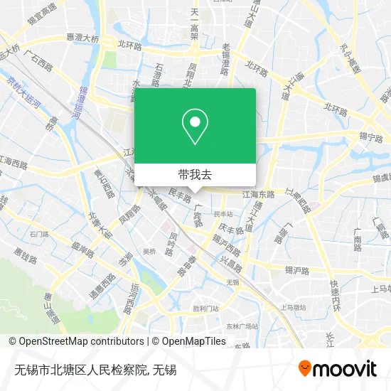 无锡市北塘区人民检察院地图