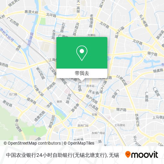 中国农业银行24小时自助银行(无锡北塘支行)地图