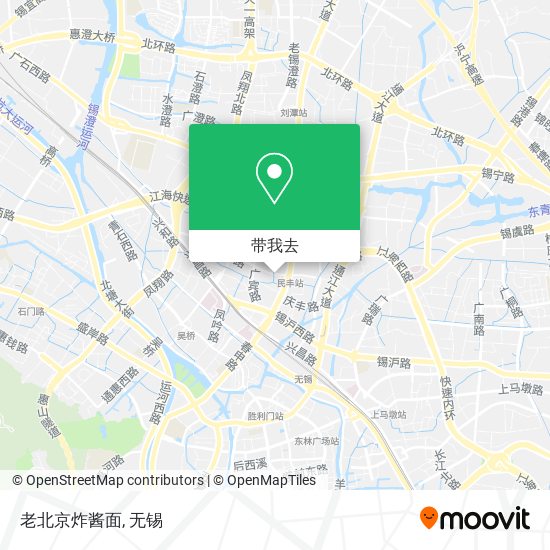 老北京炸酱面地图
