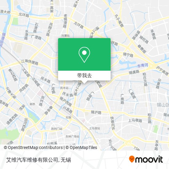 艾维汽车维修有限公司地图