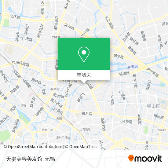 天姿美容美发馆地图