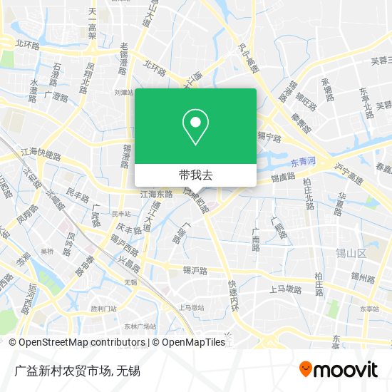 广益新村农贸市场地图