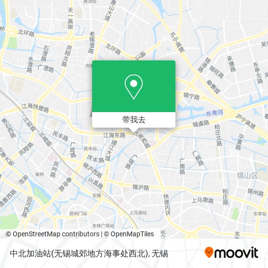 中北加油站(无锡城郊地方海事处西北)地图