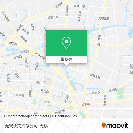 无锡快克汽修公司地图