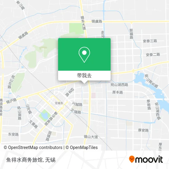 鱼得水商务旅馆地图