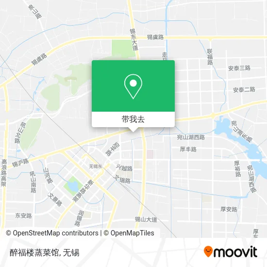 醉福楼蒸菜馆地图