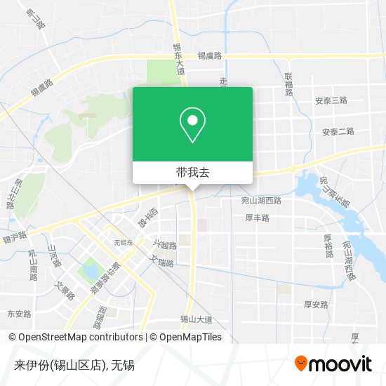 来伊份(锡山区店)地图