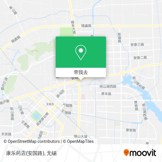 康乐药店(安国路)地图