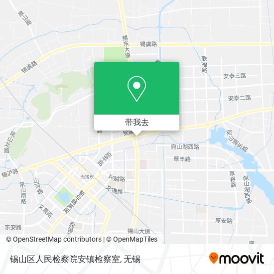 锡山区人民检察院安镇检察室地图