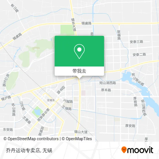 乔丹运动专卖店地图