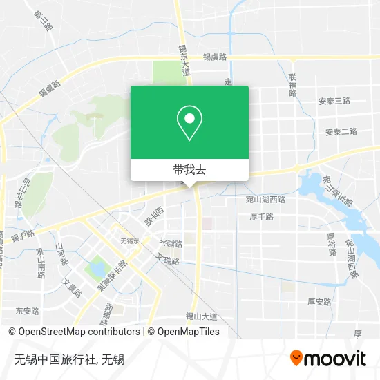 无锡中国旅行社地图