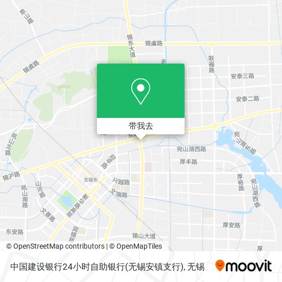 中国建设银行24小时自助银行(无锡安镇支行)地图