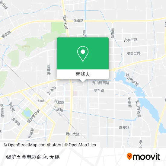 锡沪五金电器商店地图