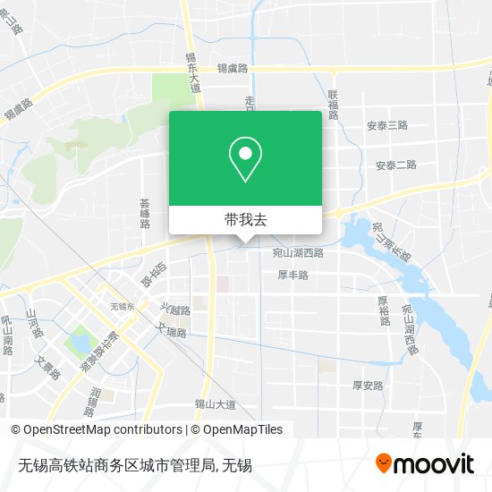 无锡高铁站商务区城市管理局地图