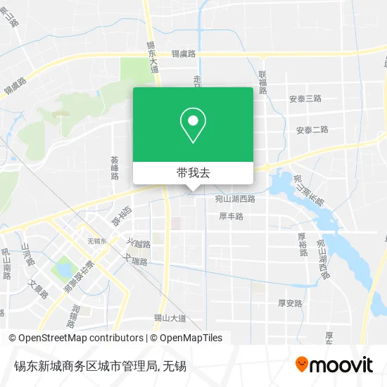 锡东新城商务区城市管理局地图