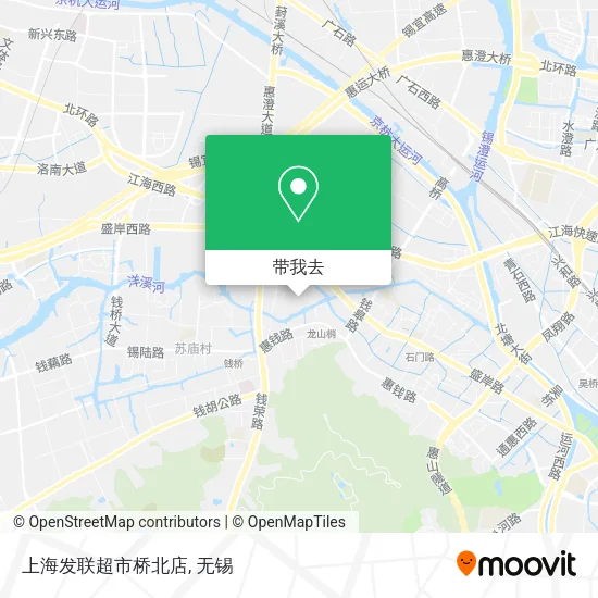 上海发联超市桥北店地图
