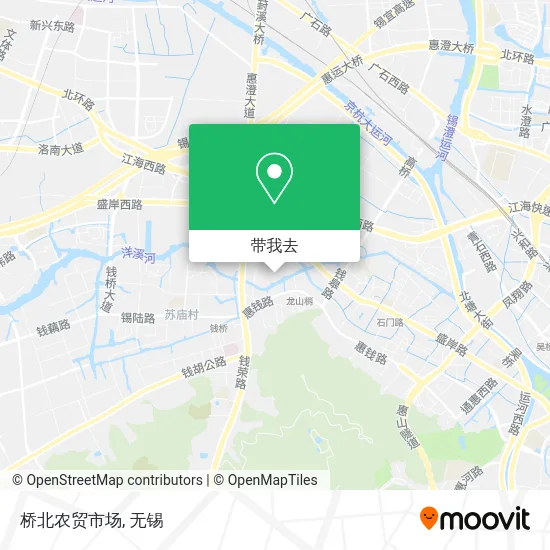 桥北农贸市场地图
