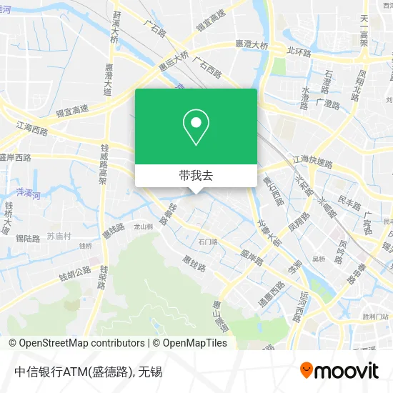 中信银行ATM(盛德路)地图