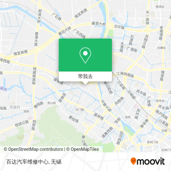 百达汽车维修中心地图