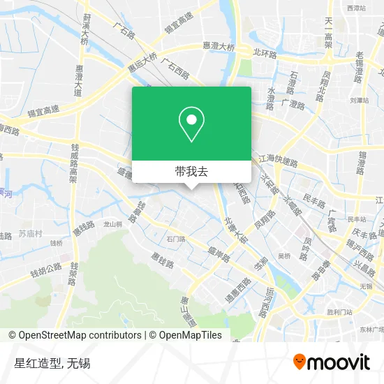 星红造型地图