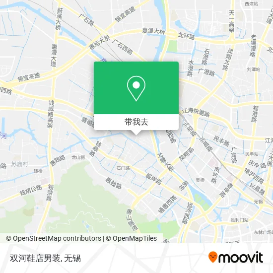 双河鞋店男装地图