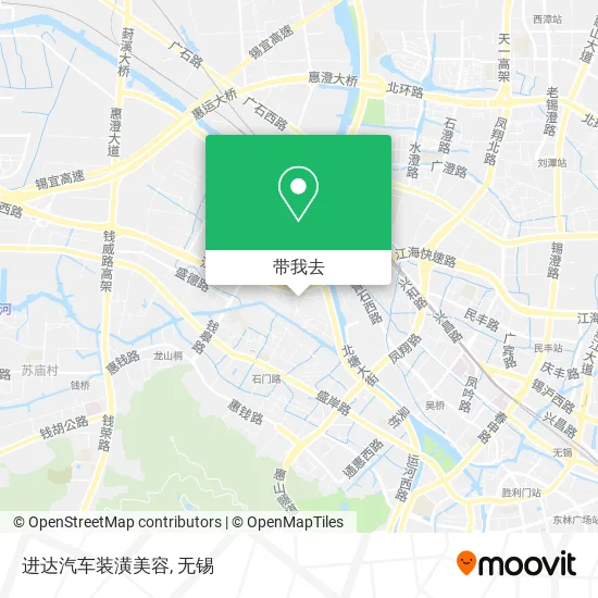 进达汽车装潢美容地图