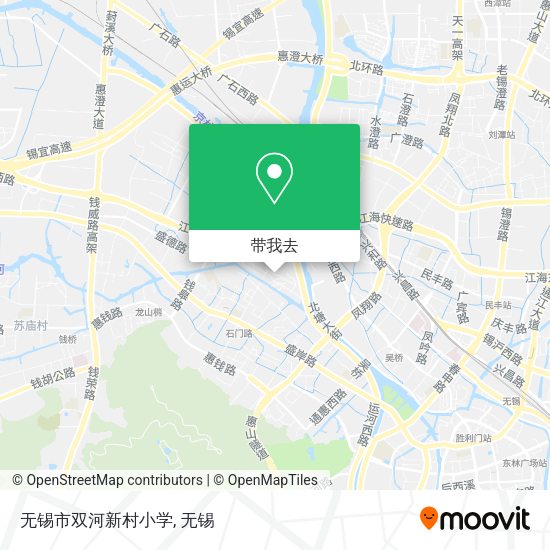 无锡市双河新村小学地图