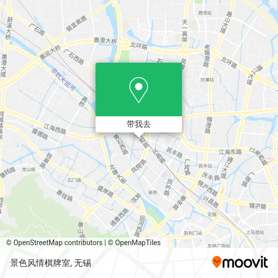景色风情棋牌室地图