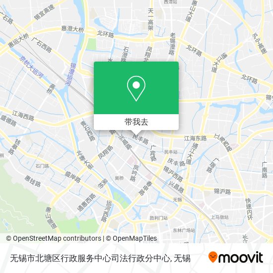 无锡市北塘区行政服务中心司法行政分中心地图