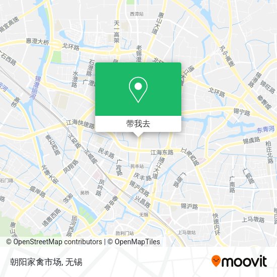 朝阳家禽市场地图