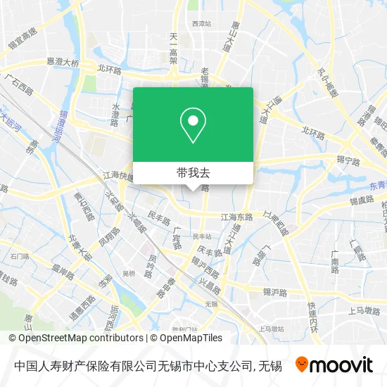 中国人寿财产保险有限公司无锡市中心支公司地图