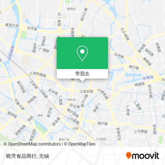晓芳食品商行地图