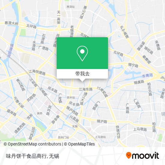 味丹饼干食品商行地图