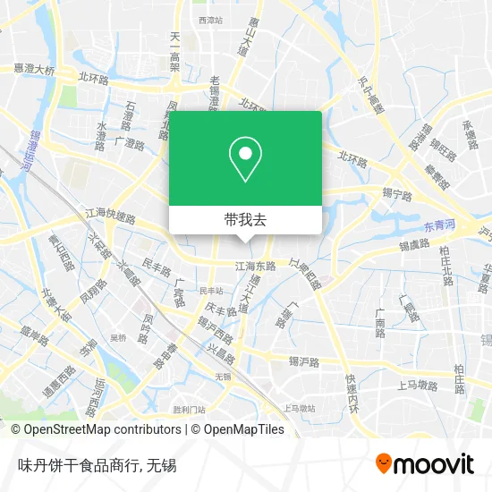 味丹饼干食品商行地图