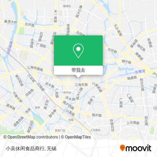 小吴休闲食品商行地图