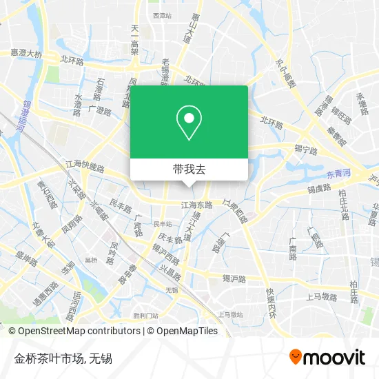 金桥茶叶市场地图