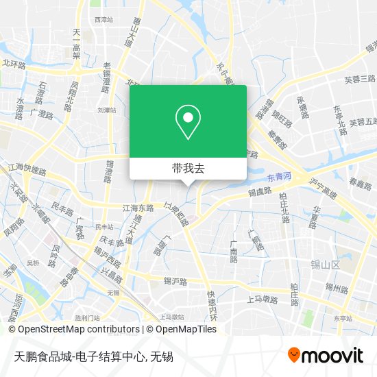 天鹏食品城-电子结算中心地图