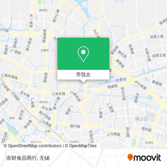 添财食品商行地图