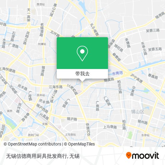 无锡信德商用厨具批发商行地图
