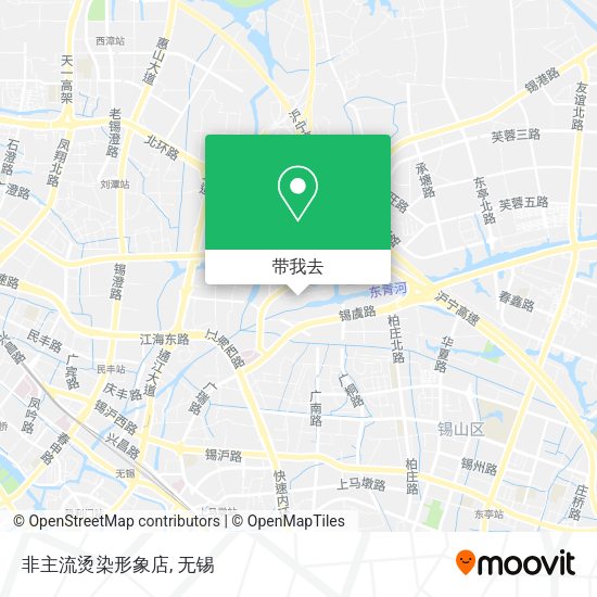 非主流烫染形象店地图