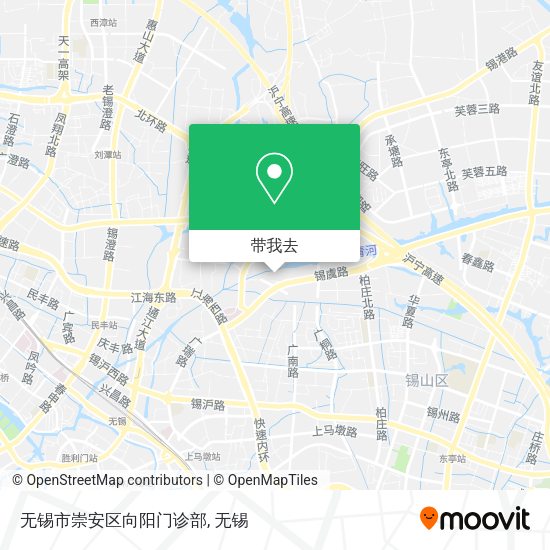 无锡市崇安区向阳门诊部地图