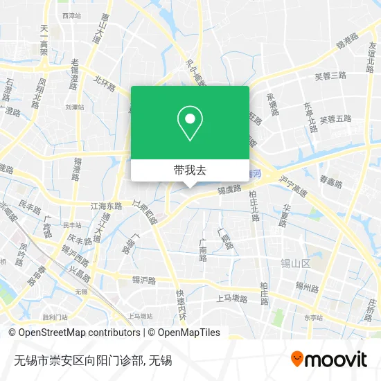 无锡市崇安区向阳门诊部地图