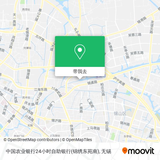 中国农业银行24小时自助银行(锦绣东苑南)地图