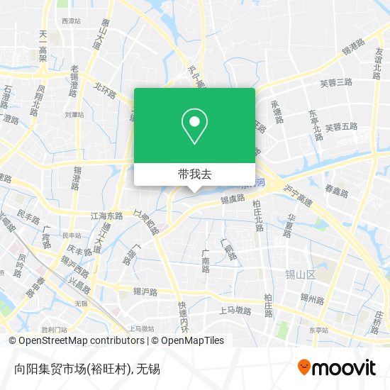 向阳集贸市场(裕旺村)地图